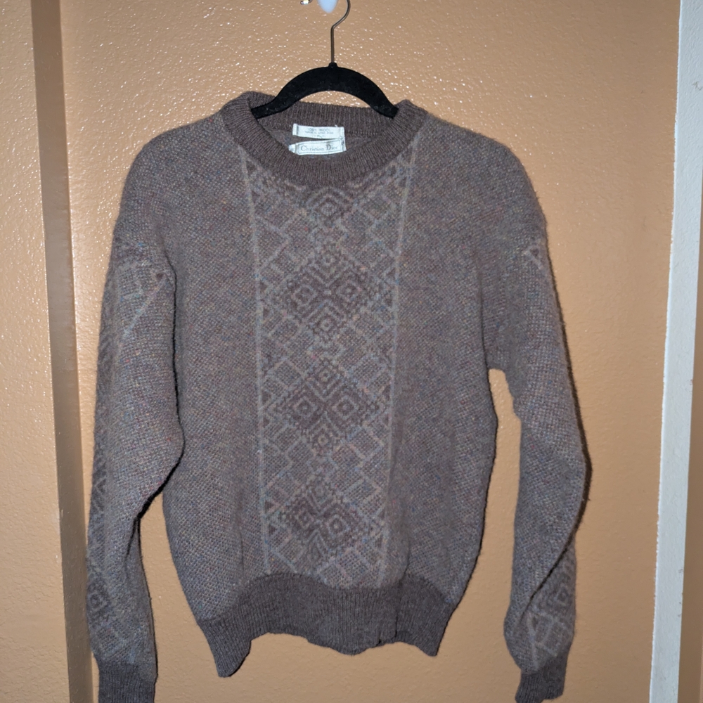 Unisex Gray Sweater Christian Dior
